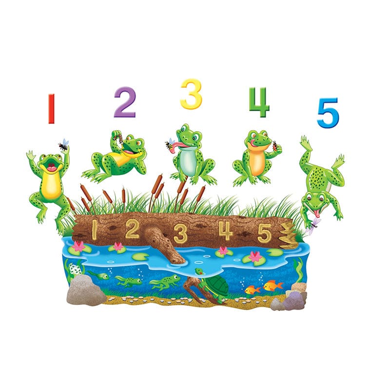 Five Speckled Frogs Flannelboard Set (Pack of 2) - Flannel Boards - Little Folk Visuals
