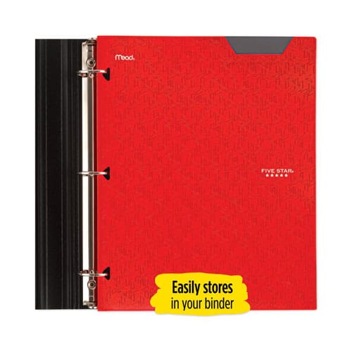 Five Star Two-pocket Stay-put Plastic Folder 11 X 8.5 Assorted 4/pack - School Supplies - Five Star®