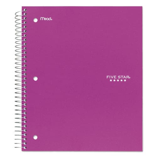 Five Star Wirebound Notebook 1 Subject Medium/college Rule Black Cover 11 X 8.5 100 Sheets - School Supplies - Five Star®