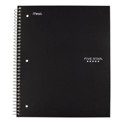 Five Star Wirebound Notebook 1 Subject Medium/college Rule Black Cover 11 X 8.5 100 Sheets - School Supplies - Five Star®