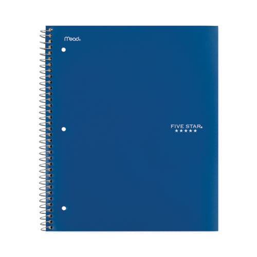 Five Star Wirebound Notebook 1 Subject Medium/college Rule Randomly Assorted Covers 11 X 8.5 100 Sheets 3/pack - School Supplies - Five