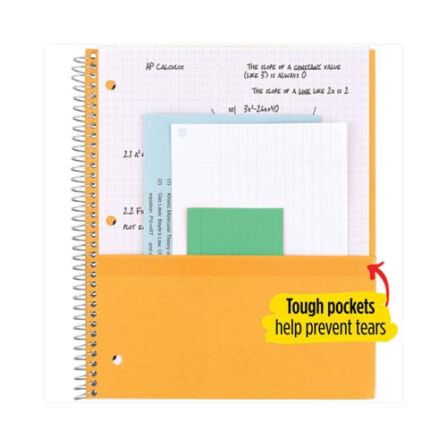 Five Star Wirebound Notebook 1 Subject Quadrille Rule Randomly Assorted Covers 11 X 8.5 100 Sheets - School Supplies - Five Star®