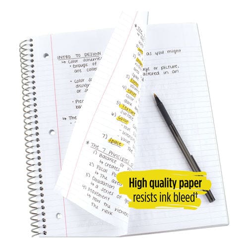 Five Star Wirebound Notebook 3 Subject Medium/college Rule Randomly Assorted Covers 11 X 8.5 150 Sheets - School Supplies - Five Star®