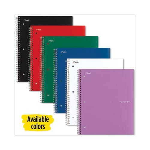 Five Star Wirebound Notebook 3 Subject Medium/college Rule Randomly Assorted Covers 11 X 8.5 150 Sheets - School Supplies - Five Star®