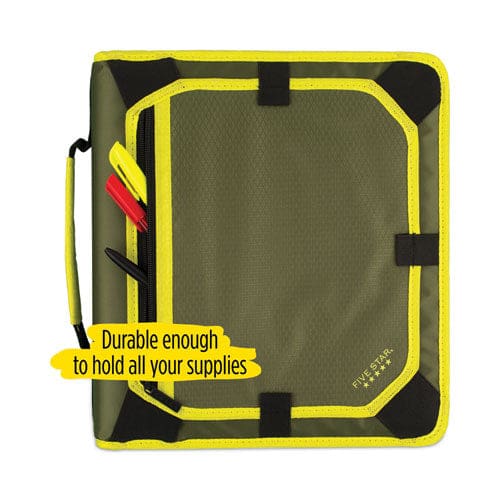 Five Star Zipper Binder And Expansion Panel 3 Rings 2 Capacity 11 X 8.5 Assorted - School Supplies - Five Star®