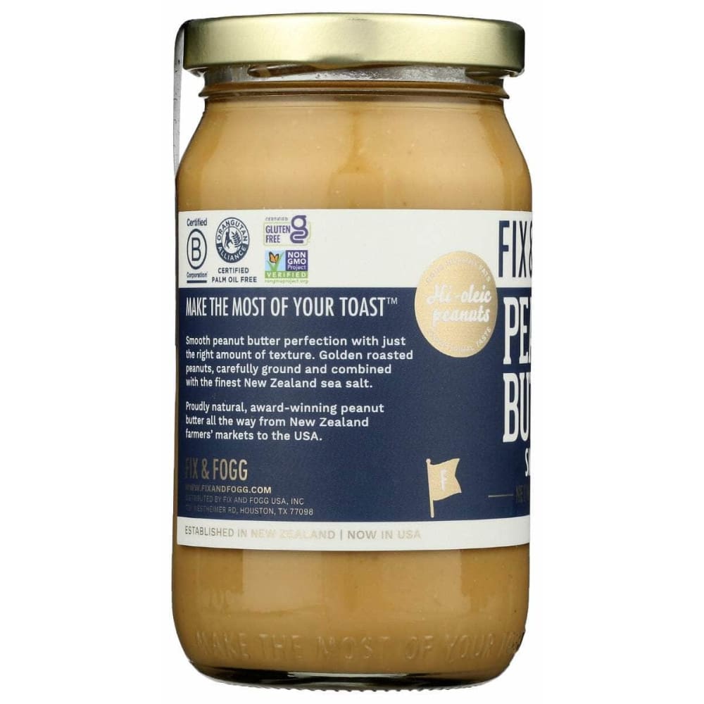 Fix & Fogg Grocery > Pantry FIX & FOGG: Smooth Peanut Butter, 13.2 oz