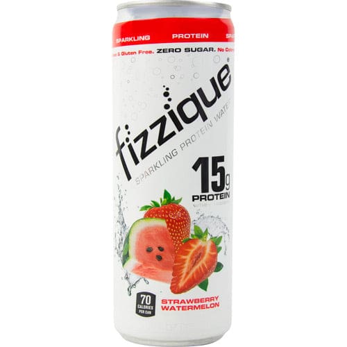 Fizzique Sparkling Protein Water Strawberry Watermelon 12 ea - Fizzique