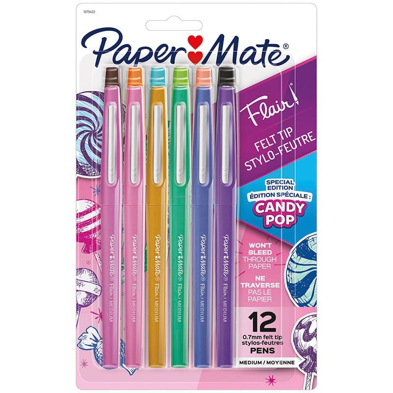 Flair 12 Color Med Candy Pop Pens Papermate - Pens - Sanford L.p.