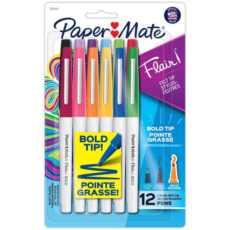 Flair Bold Pen Assorted 12Ct Paper Mate - Pens - Sanford L.p.