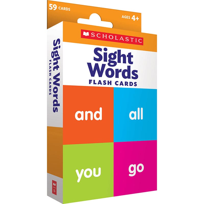 Flash Cards Sight Words (Pack of 12) - Language Arts - Scholastic Teaching Resources
