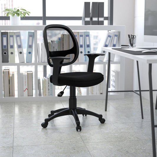 Flash Furniture Mid-Back Mesh Computer Chair Black - Office Chairs - Flash Furniture