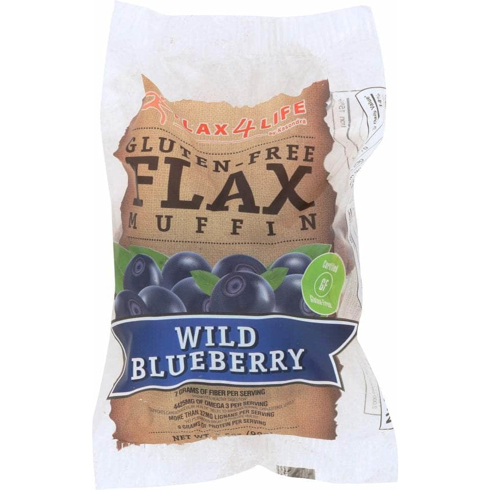 Flax4Life Flax4Life Gluten Free Flax Muffins Wild Blueberry Single, 3.5 oz