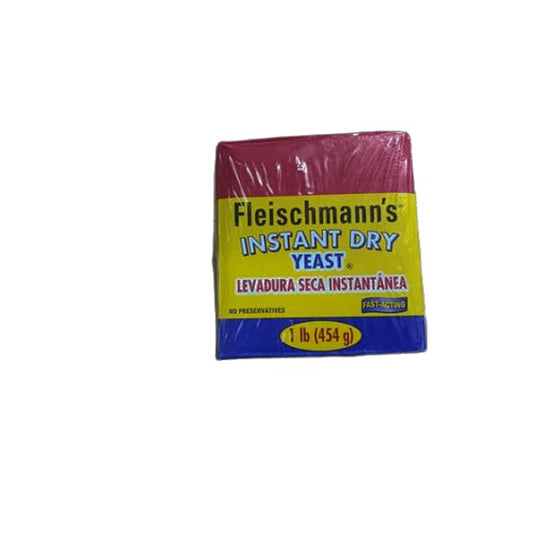 Fleischmann's Instant Dry Yeast - 2x 16 oz. Bags - ShelHealth.Com