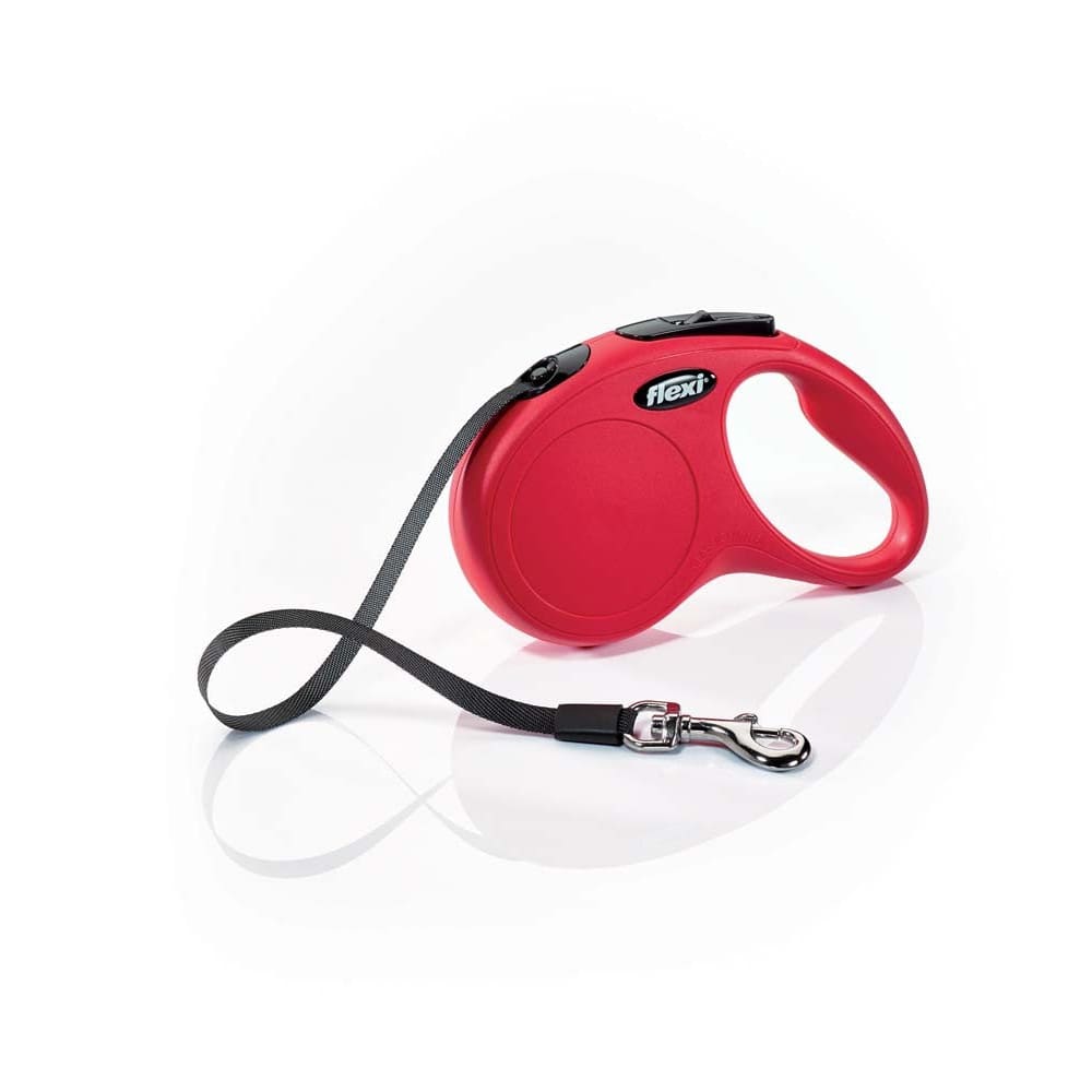 Flexi Classic Retractable Tape Dog Leash Red 16 ft Small - Pet Supplies - Flexi