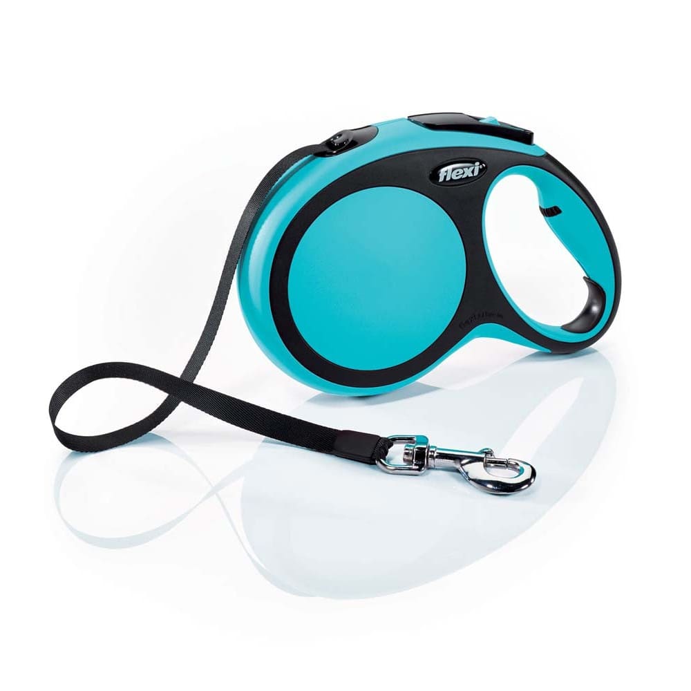 Flexi Comfort Retractable Tape Dog Leash Blue 26 ft Large - Pet Supplies - Flexi