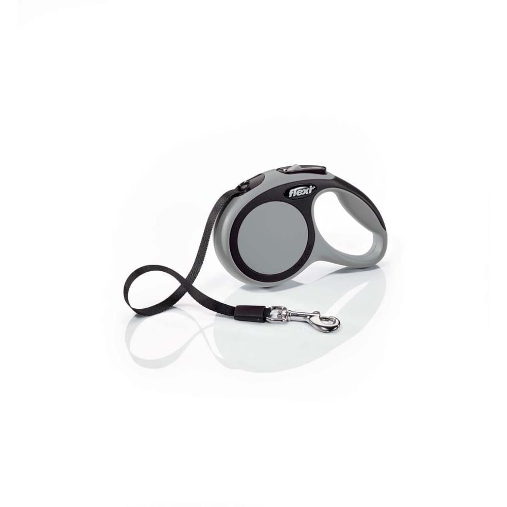 Flexi Comfort Retractable Tape Dog Leash Grey 10 ft Extra-Small - Pet Supplies - Flexi