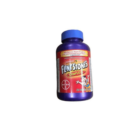 Flintstones Complete Childrens Multivitamin - 200 Chewable Tablets - ShelHealth.Com