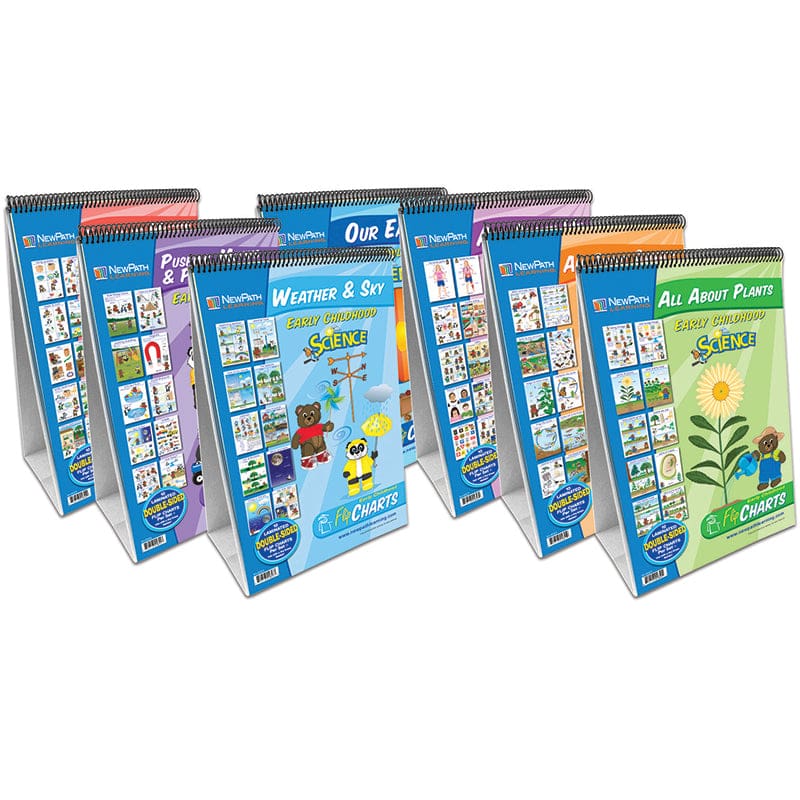 Flip Charts Set Of All 7 Early Childhood Science Readiness - Activity Books & Kits - Newpath Learning