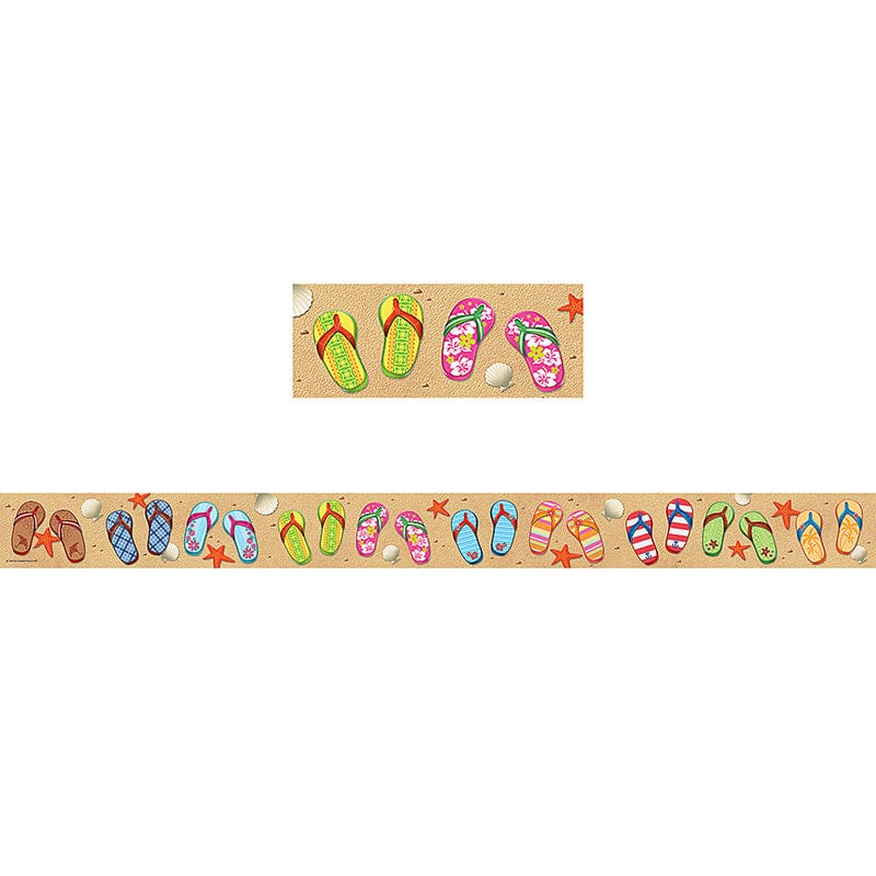 Flip Flops Border Trim (Pack of 10) - Border/Trimmer - Teacher Created Resources