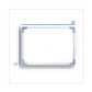 Flipside Dual-sided Desktop Dry Erase Board 18 X 12 White Surface Silver Aluminum Frame - School Supplies - Flipside