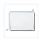 Flipside Framed Dry Erase Board 48 X 36 White Surface Silver Aluminum Frame - School Supplies - Flipside