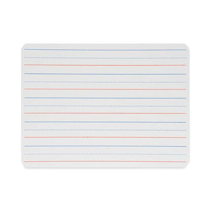 Flipside Magnetic Two-sided Red And Blue Ruled Dry Erase Board 12 X 9 Ruled White Front/unruled White Back 12/pack - School Supplies -