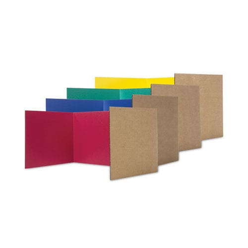 Flipside Study Carrel 48 X 12 Assorted Colors 24/pack - Furniture - Flipside