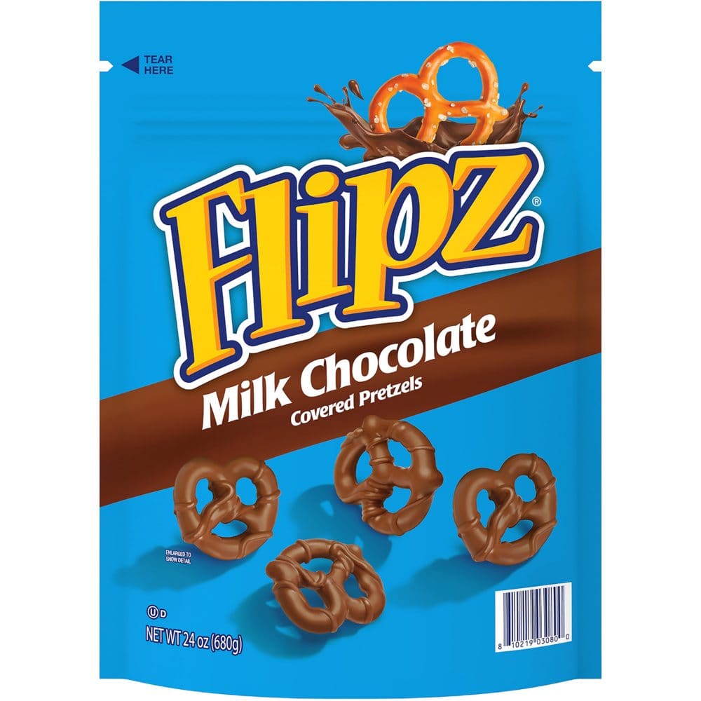 Flipz Milk Chocolate Covered Pretzels (24 oz.) - Candy - Flipz Milk