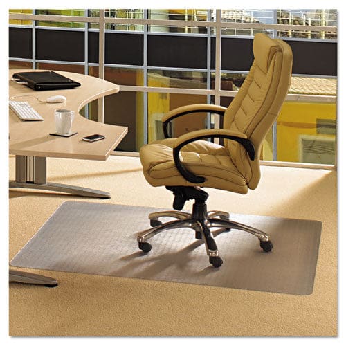 Floortex Cleartex Advantagemat Phthalate Free Pvc Chair Mat For Low Pile Carpet 48 X 36 Clear - Furniture - Floortex®