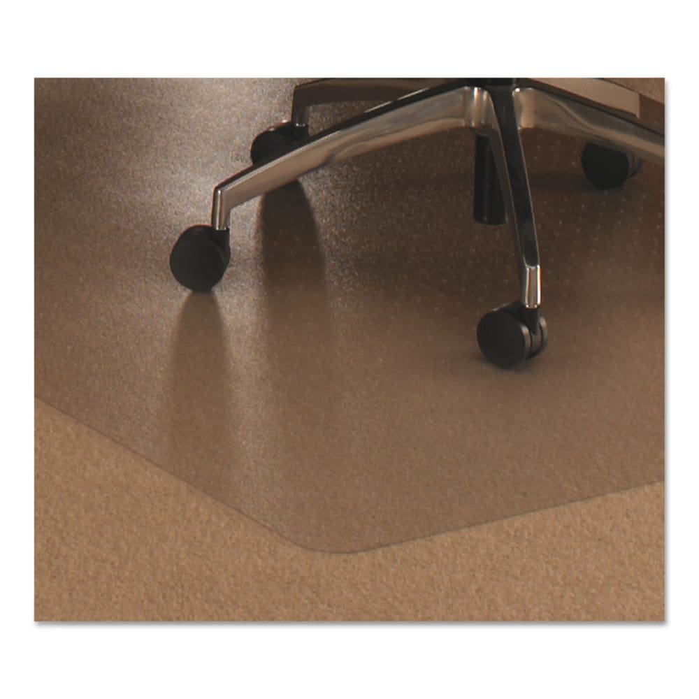 Floortex Cleartex Ultimate Polycarbonate Chair Mat For Low/Medium Pile Carpet 35 x 47 - Office Chairs - Floortex