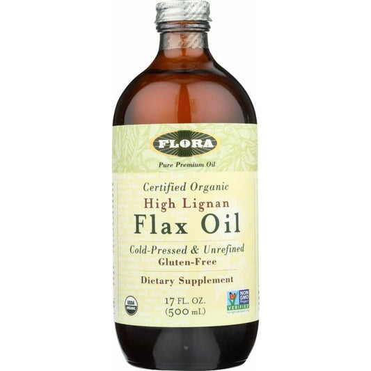 FLORA HEALTH FLORA HEALTH Flax Oil Hi Lignan Organi, 17 oz