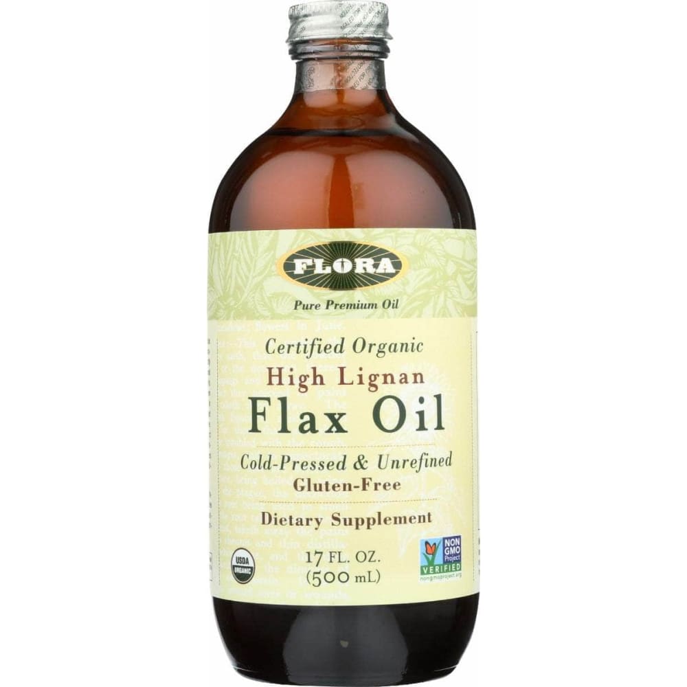 FLORA HEALTH FLORA HEALTH Flax Oil Hi Lignan Organi, 17 oz