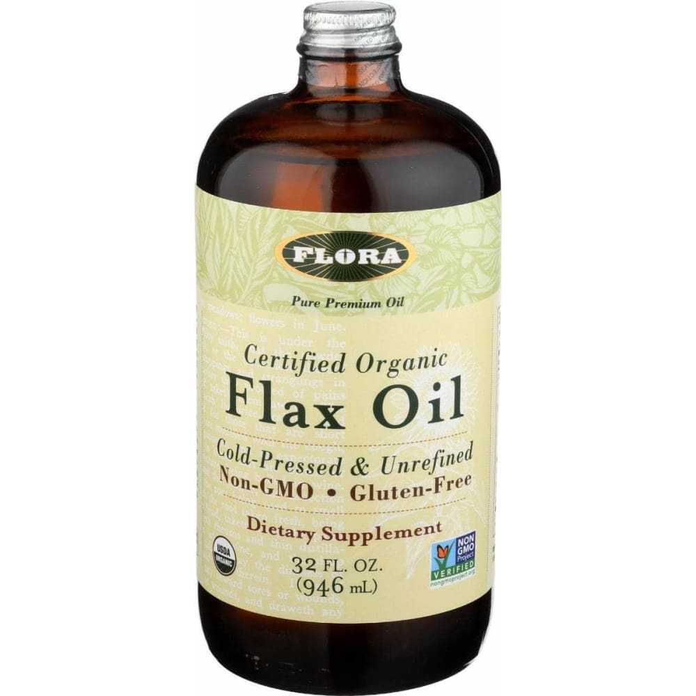 FLORA FLORA HEALTH Organic Flax Oil, 32 oz