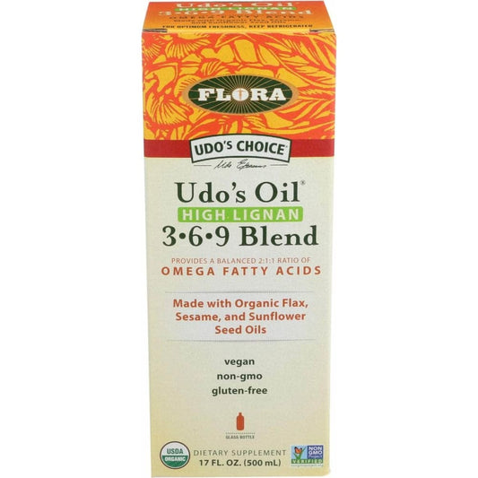 FLORA FLORA HEALTH Udos Oil High Lignan 3 6 9 Blend, 17 fo