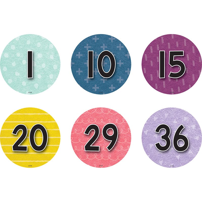 Flr Markrs Oh Happy Day Numbrs 1-36 Spot On (Pack of 2) - Classroom Management - Teacher Created Resources