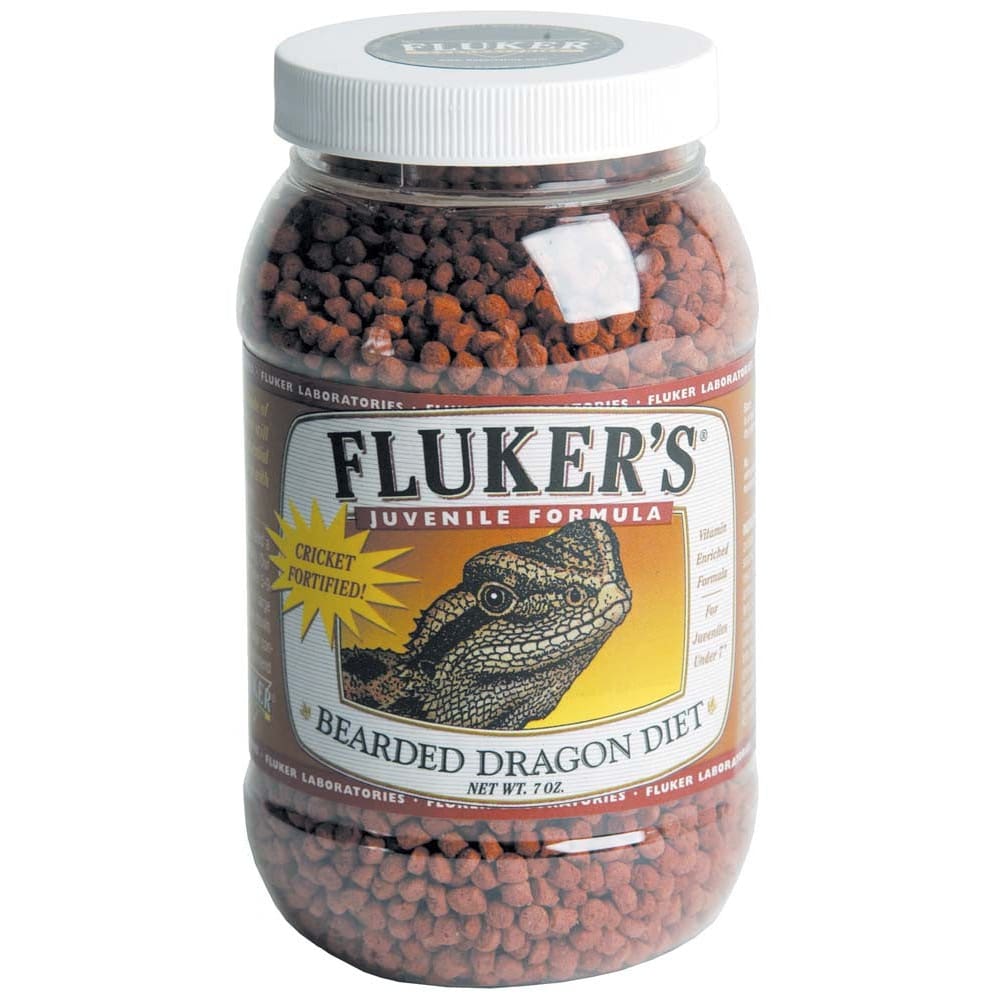 Fluker’s Bearded Dragon Diet Juvenile Formula Dry Food 5.5 oz - Pet Supplies - Fluker’s