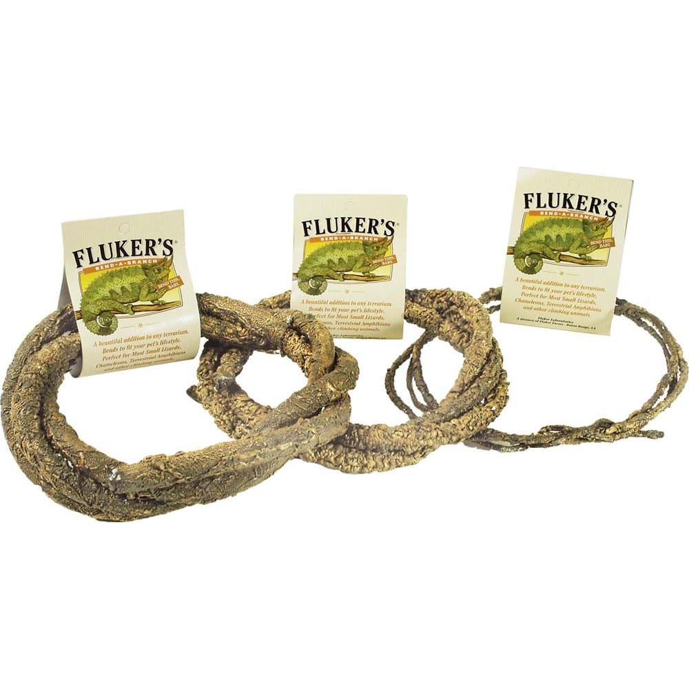 Fluker's Bend-A-Branch for Reptiles Brown 6 ft Small | ShelHealth