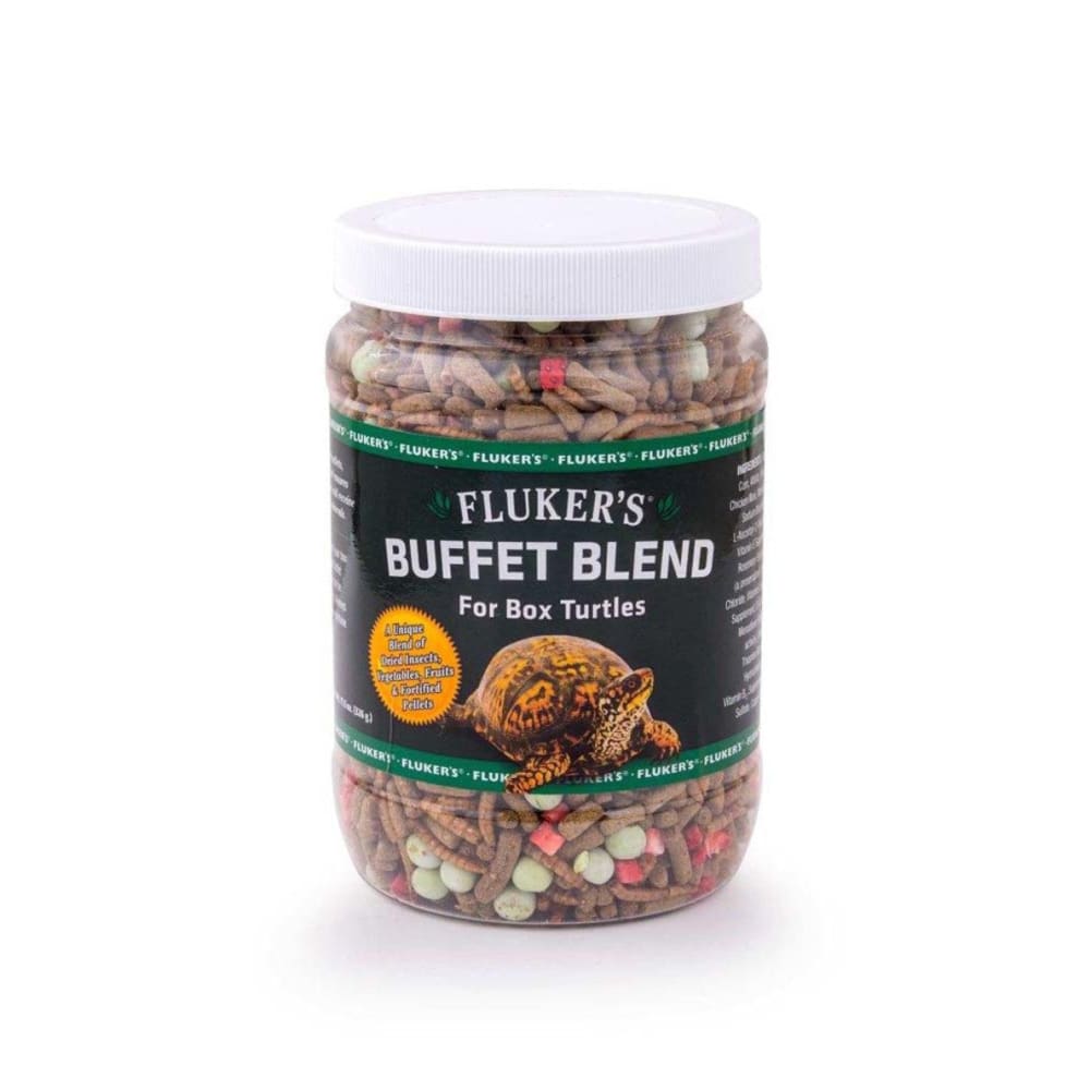 Flukers Buffet Blend Box Turtle Freeze Dried Food 11.5 oz - Pet Supplies - Flukers Buffet