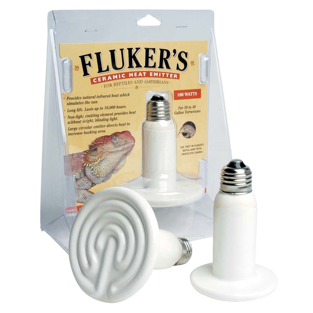 Fluker’s Ceramic Heat Emitter for Reptiles 100 Watts - Pet Supplies - Fluker’s