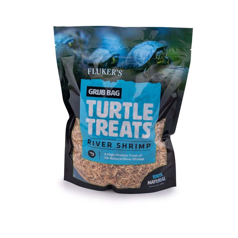 Fluker’s Grub Bag Turtle Treat Rivershrimp Dry Food 12 oz - Pet Supplies - Fluker’s