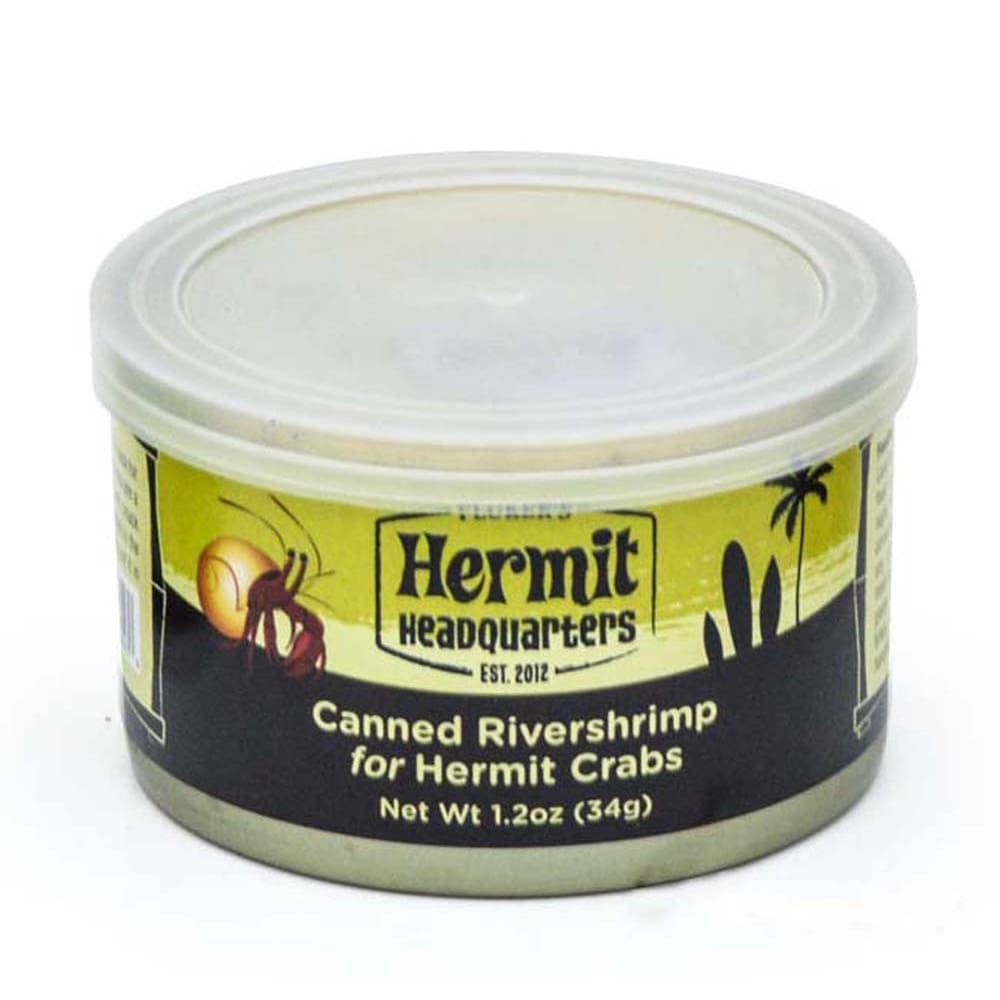 Fluker’s Hermit Crab Canned River Shrimp Wet Food 1.2 oz - Pet Supplies - Fluker’s