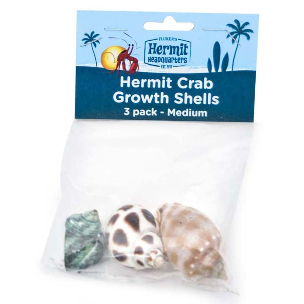 Fluker’s Hermit Crab Growth Shells Assorted 3 Pack Medium - Pet Supplies - Fluker’s