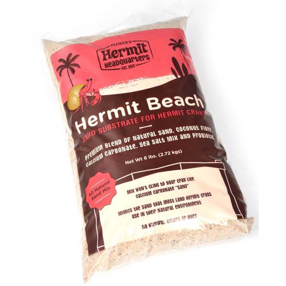 Fluker’s Hermit Crab Sand Substrate Brown 6 lb - Pet Supplies - Fluker’s