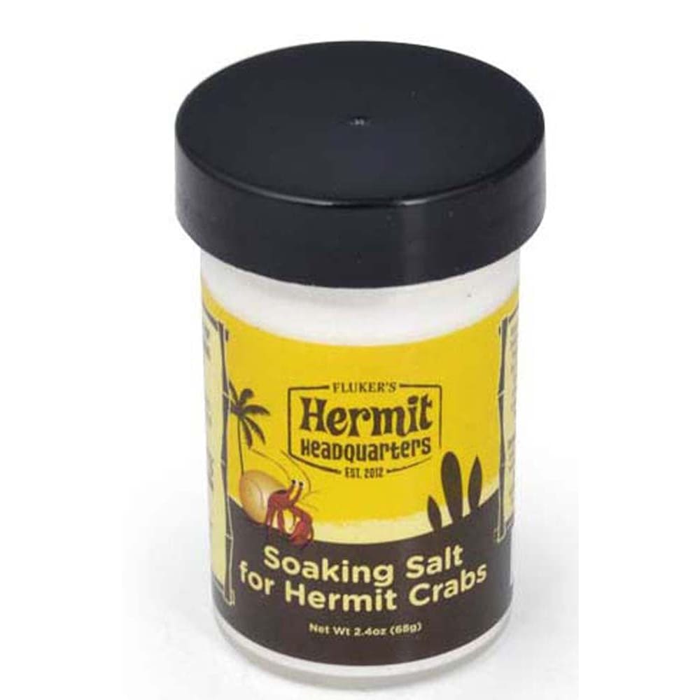 Fluker’s Hermit Crab Soaking Salt 2.4 oz - Pet Supplies - Fluker’s
