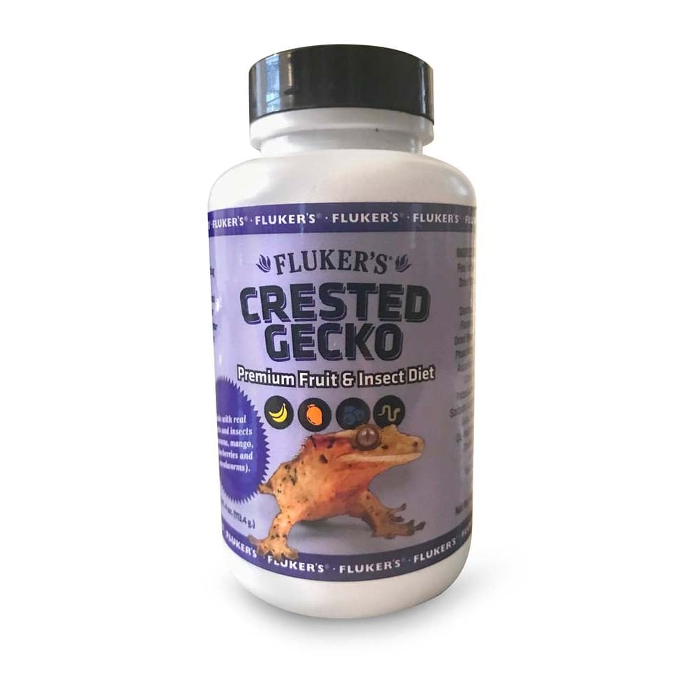 Fluker’s Premium Crested Gecko Fruit and Insect Diet Supplement 4 oz - Pet Supplies - Fluker’s
