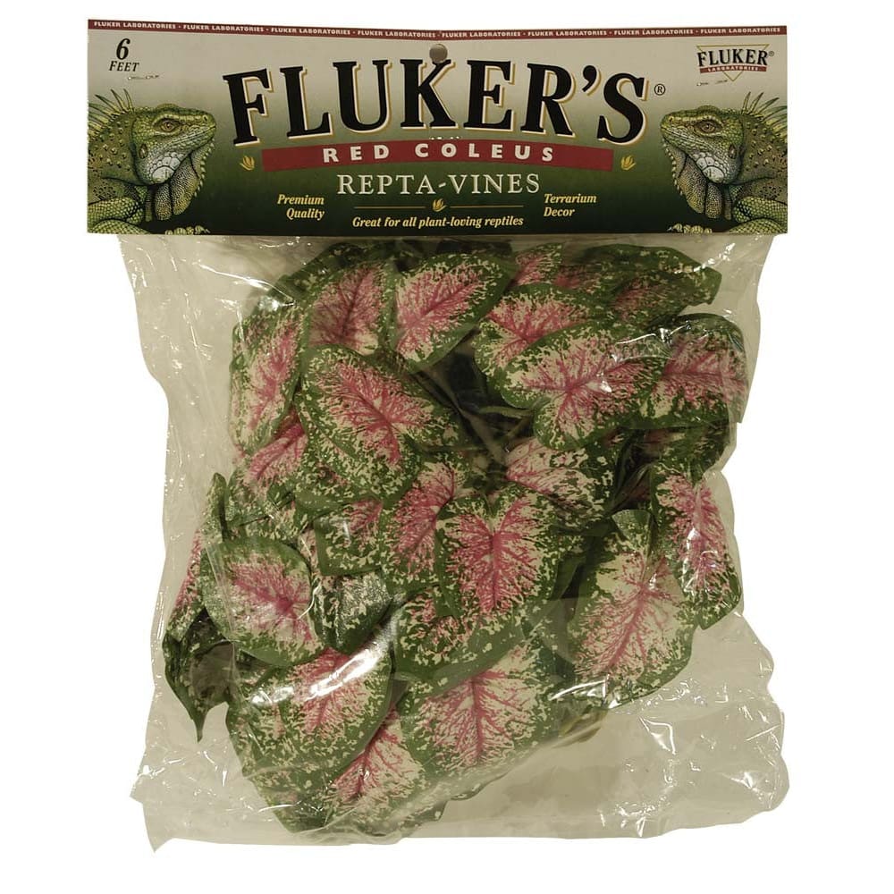 Fluker’s Red Coleus Repta-Vines Green Red 6 ft - Pet Supplies - Fluker’s