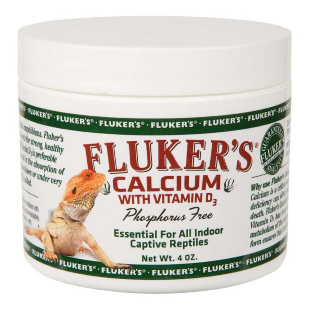 Fluker’s Repta Calcium with Vitamin D3 Reptile Supplement 4 oz - Pet Supplies - Fluker’s