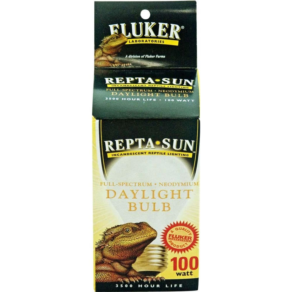 Fluker’s Repta-Sun Full-Spectrum Neodymium Daylight Bulb 100 Watts - Pet Supplies - Fluker’s