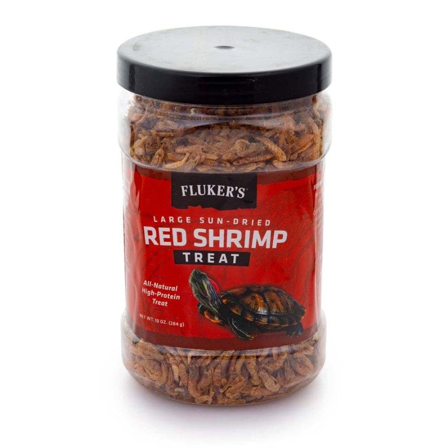 Flukers Sun-Dried Red Shrimp Reptile Treat 10 Ounces - Pet Supplies - Flukers