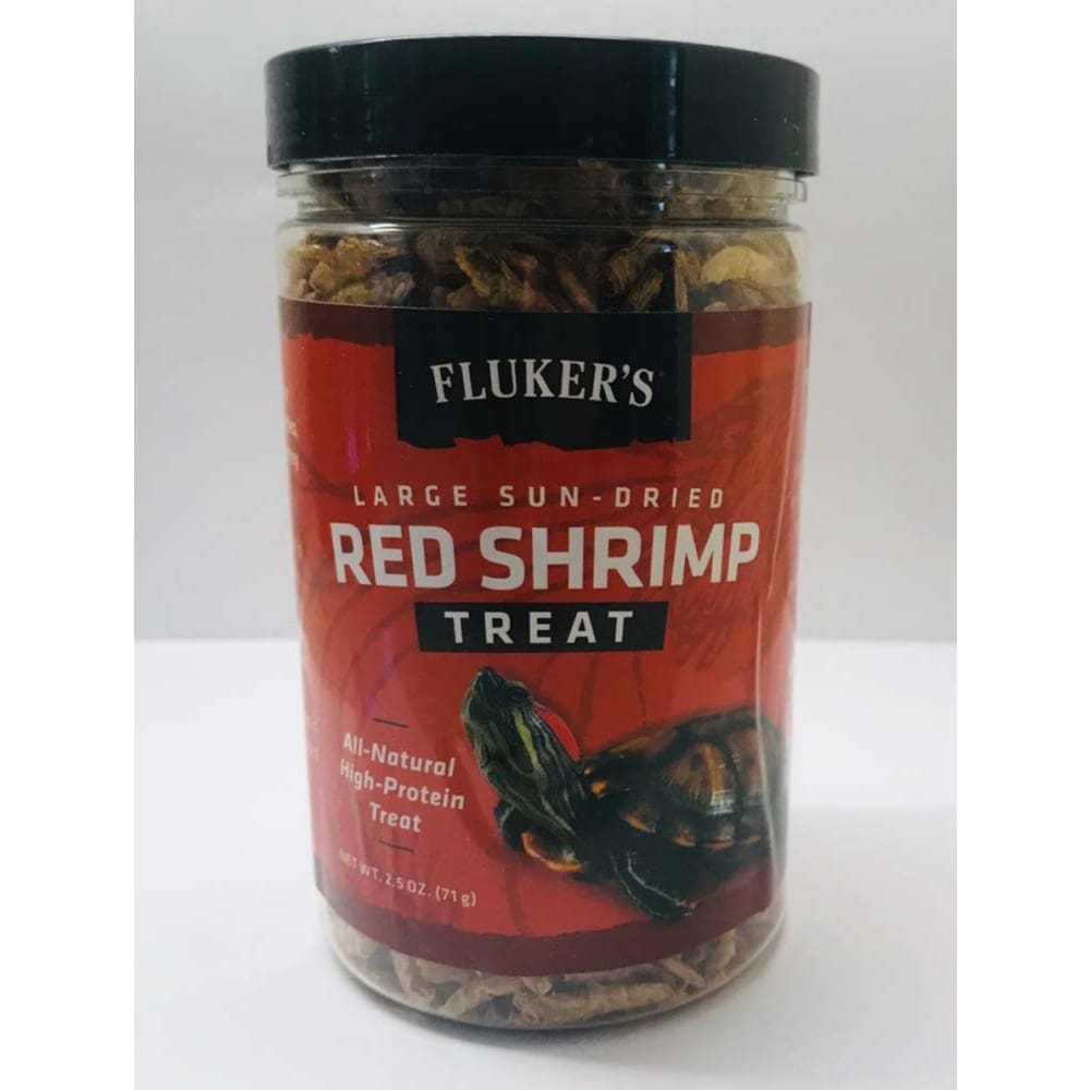 Flukers Sun-Dried Red Shrimp Reptile Treat 2.5 Ounces - Pet Supplies - Flukers